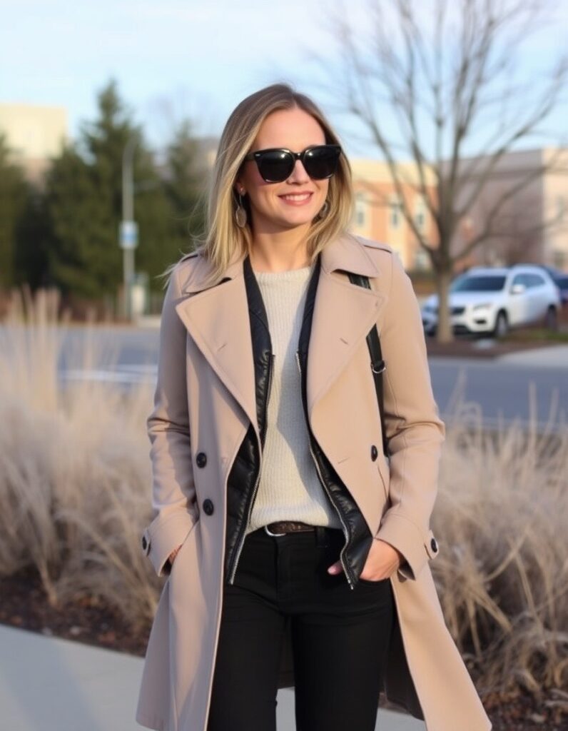 NYC Winter Outfits Looks and Styles 11 NYC Winter Outfits - Let's have a fun and exciting Winter this season. New York City in the winter is a magical yet merciless experience. NYC Winter Outfits - Trench Coat with Vest