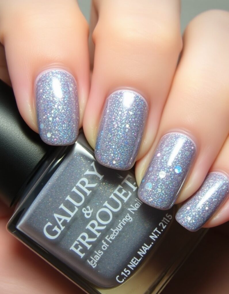 January Nail Galaxy Nails