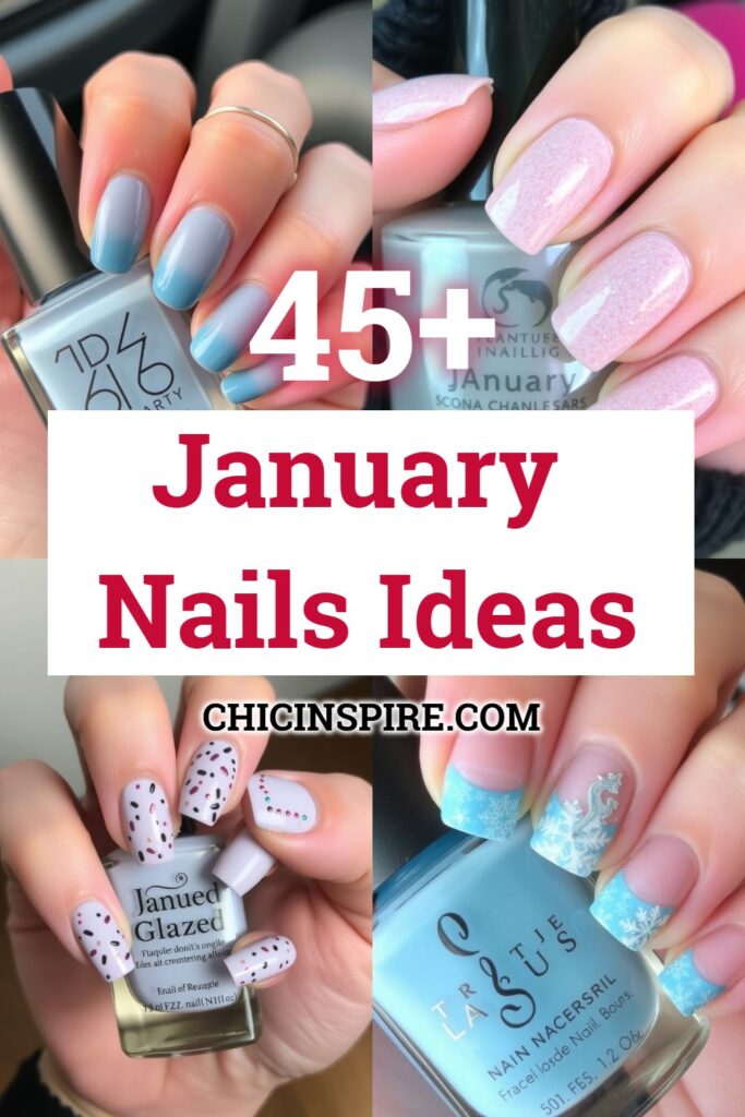 January Nail Ideas That'll Make Your Winter Sparkle