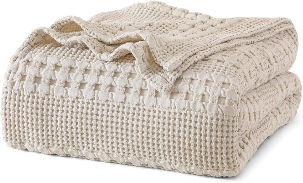 100 Cotton Waffle Weave Blanket King Size for Bed Fresh Spring Decor Ideas to Brighten Your Home