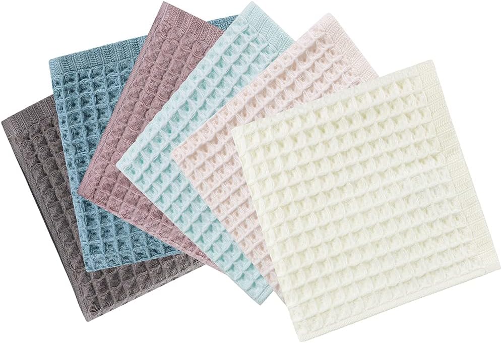 6 Pack Waffle Weave Dish Cloths Fresh Spring Decor Ideas to Brighten Your Home