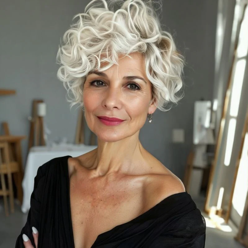 Bed Head Bob for older women
