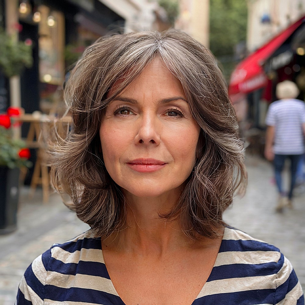 French Bob for older woman, 