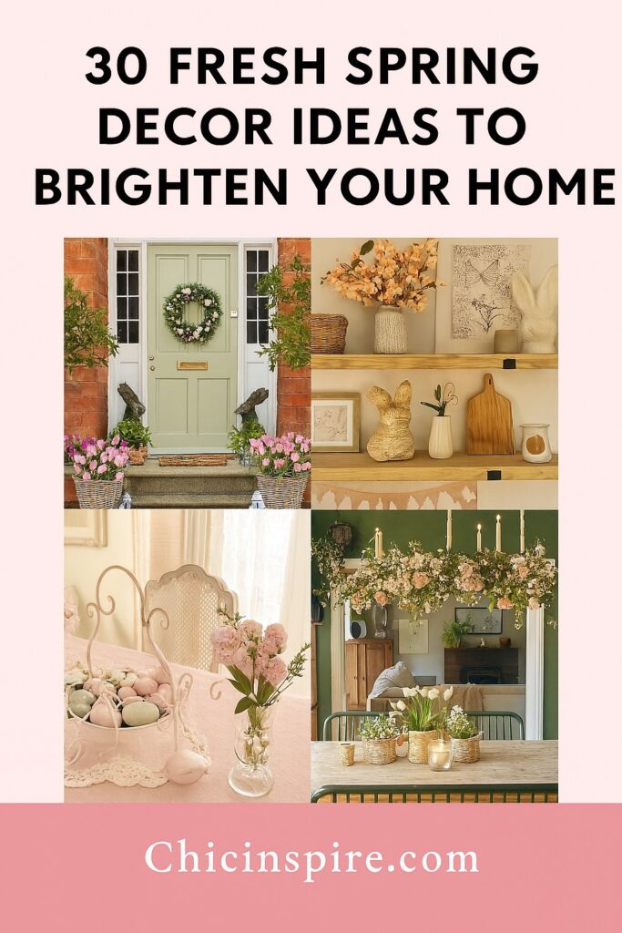 Fresh Spring Decor Ideas to Brighten Your Home