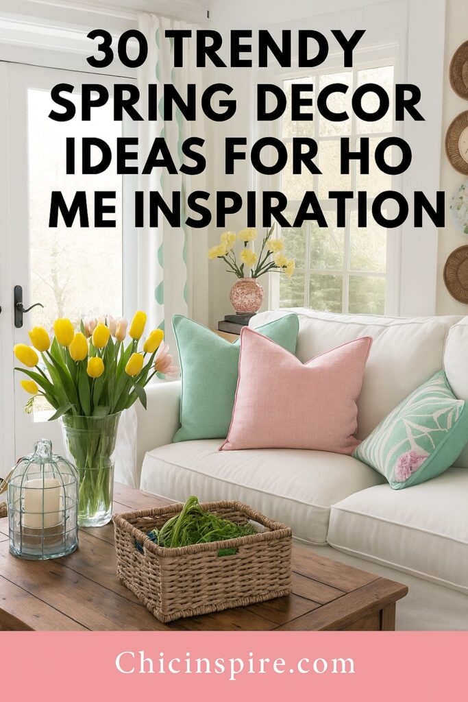Fresh Spring Decor Ideas to Brighten Your Home