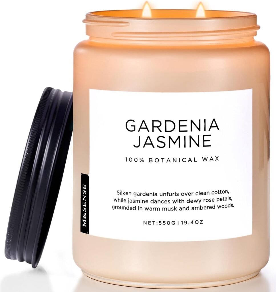 Gardenia Jasmine Scented Candle Fresh Spring Decor Ideas to Brighten Your Home