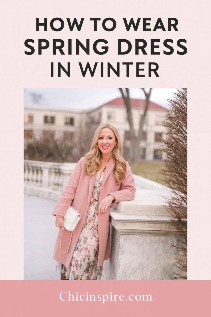 How to Wear Spring Dress in Winter
