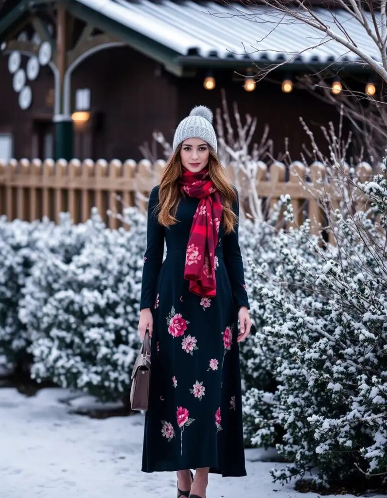 How to Wear Spring Dress in Winter