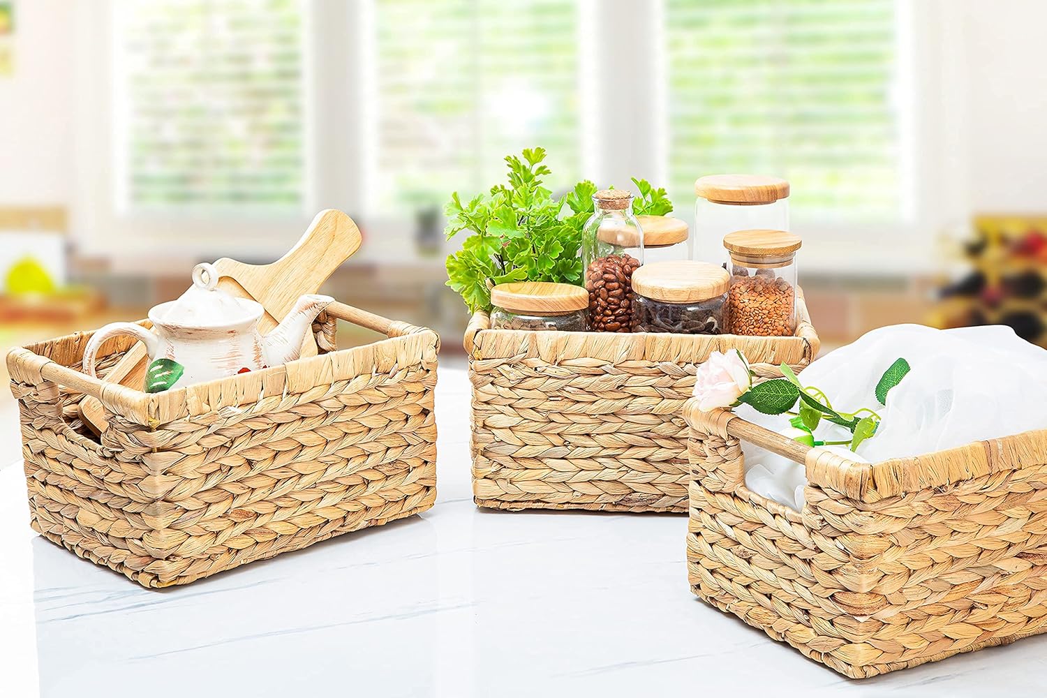 Rectangular Organizing Basket Fresh Spring Decor Ideas to Brighten Your Home
