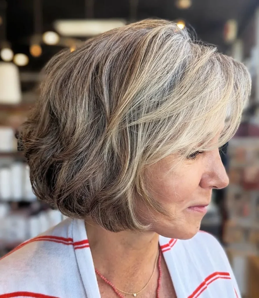 Stacked Bob for older women
