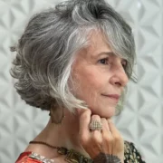 Bob Haircuts for Older Women with Gray Hair