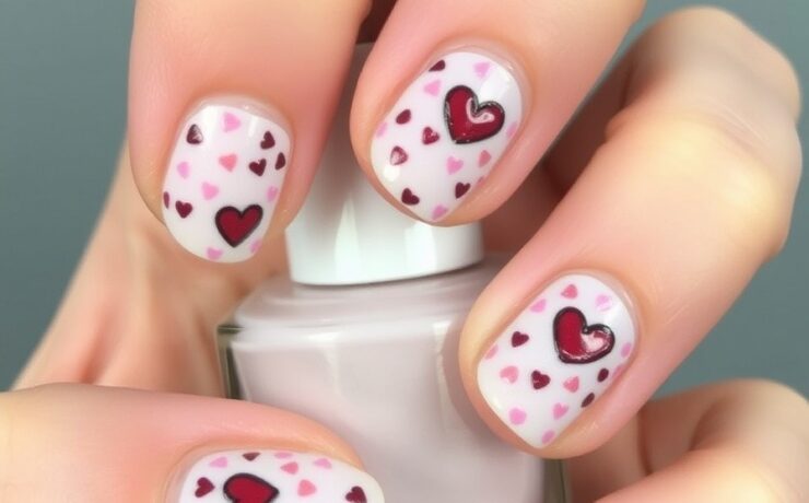February Nails Micro Hearts February Nails Mani Magic