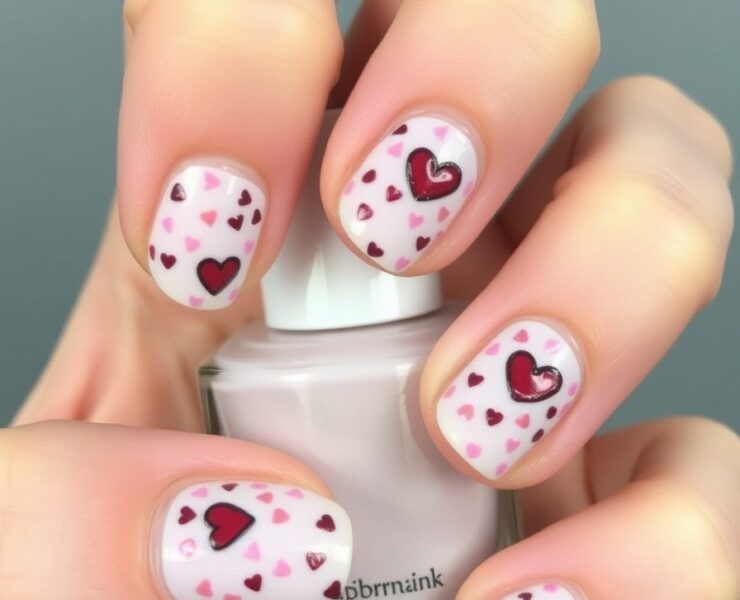 February Nails Micro Hearts February Nails Mani Magic