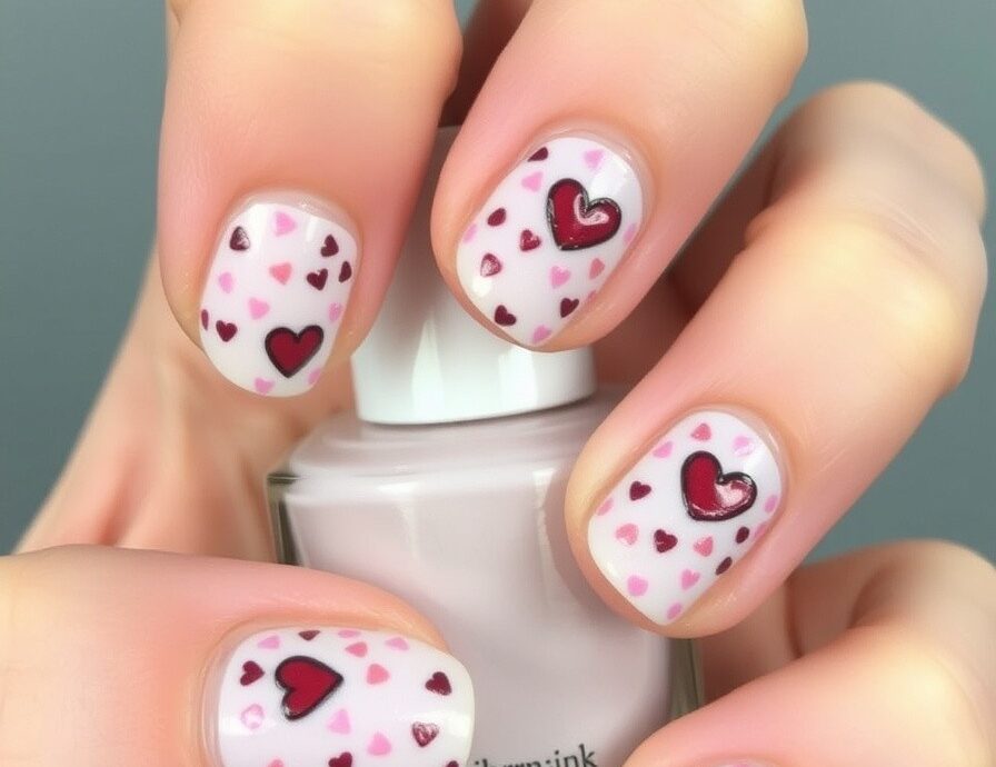 February Nails Micro Hearts February Nails Mani Magic