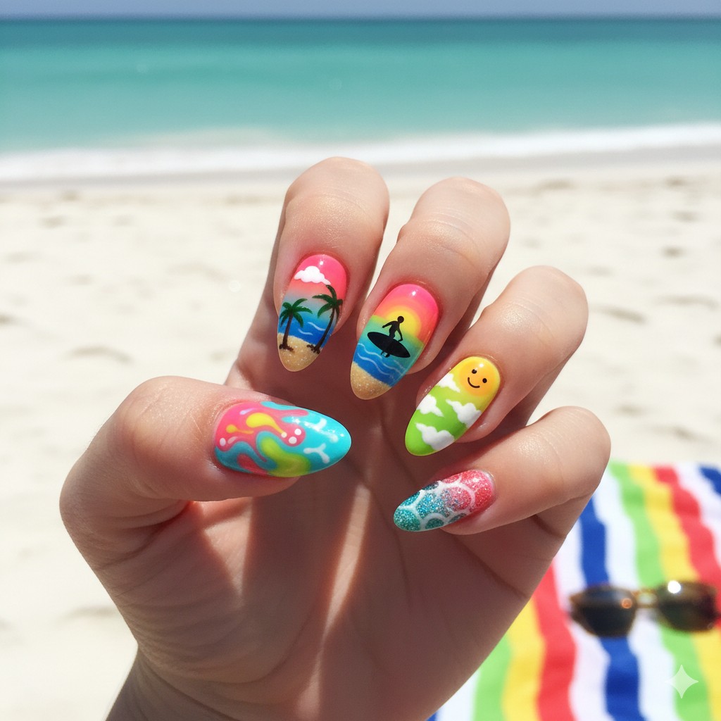 March Nail Art Ideas: Fresh Ideas for Spring Transitions 10 March Nail Art Ideas: 20 Fresh Ideas for Spring Transitions & Lucky Charm Manis, Can you feel it? The air is shifting. Spring Break NAILS