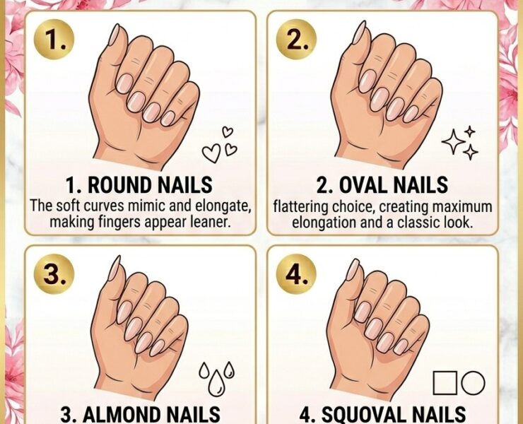 Best Nail Shapes for Short Fingers Best Nail Shapes for Short Fingers