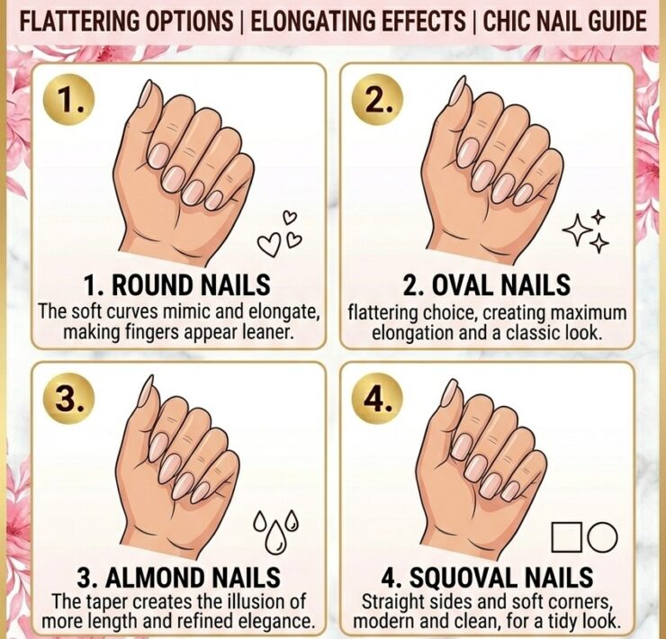Best Nail Shapes for Short Fingers Best Nail Shapes for Short Fingers