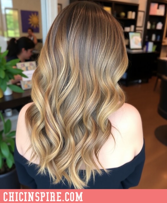 Buttered Pecan Brown hair