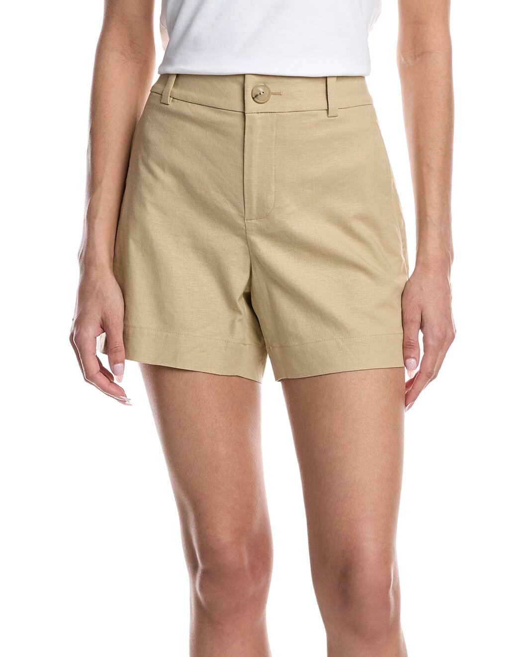 Casual Linen-Blend Short