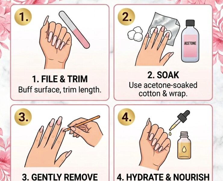 How to Remove Acrylic Nails Safely How to Remove Acrylic Nails Safely