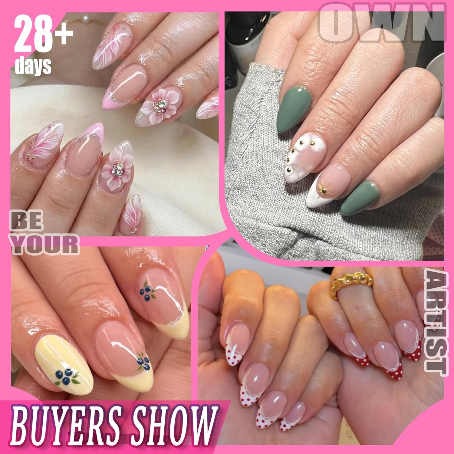 Short Almond Nail Tips