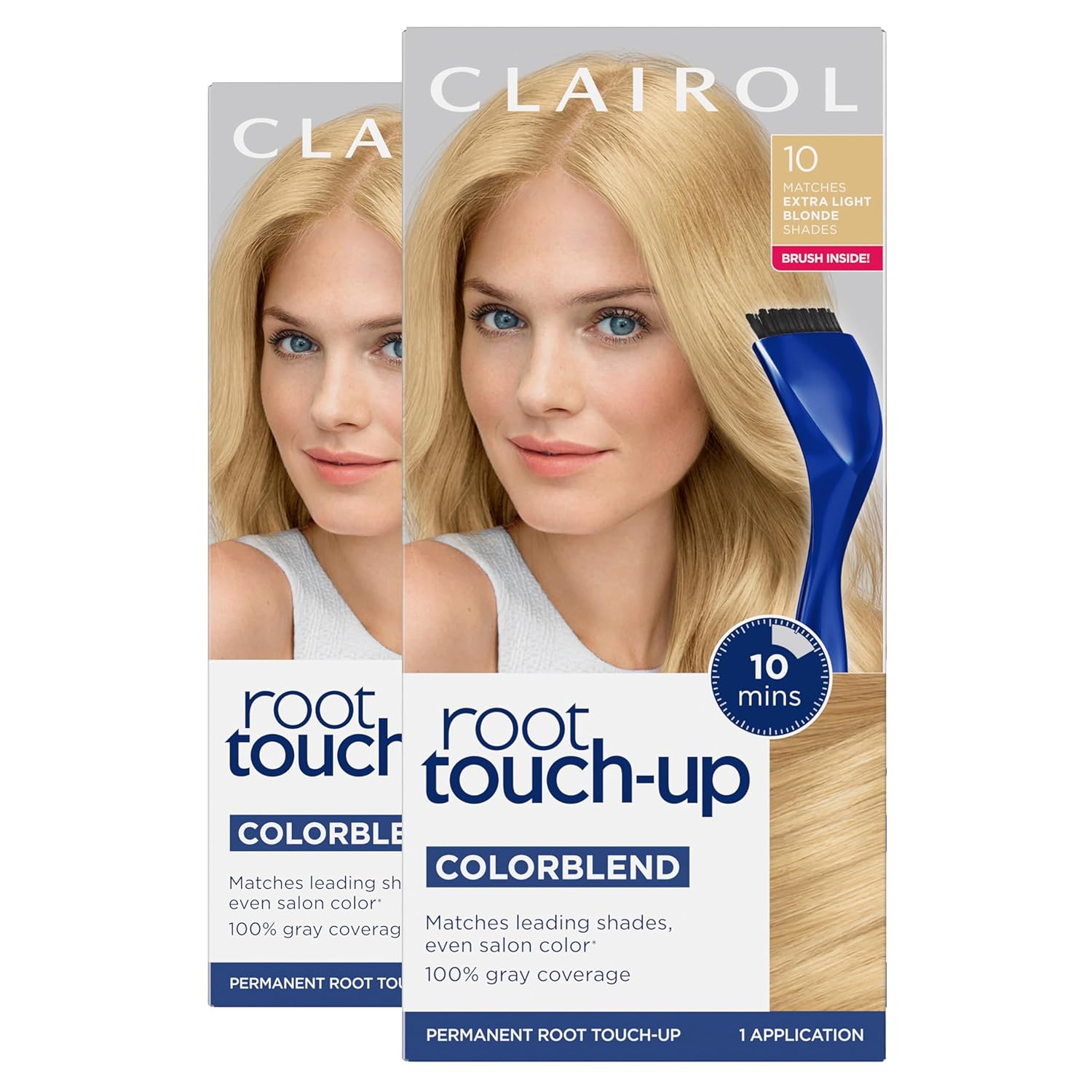 Nicen Easy Permanent Hair Dye 10 Extra Light Blonde Hair Color Brunette with Blonde Peekaboo Hair Color