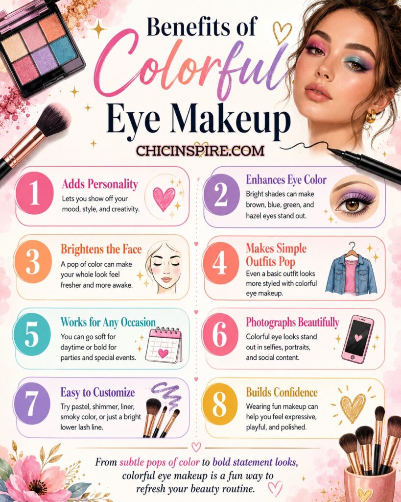 Benefits of Colorful Eye Makeup