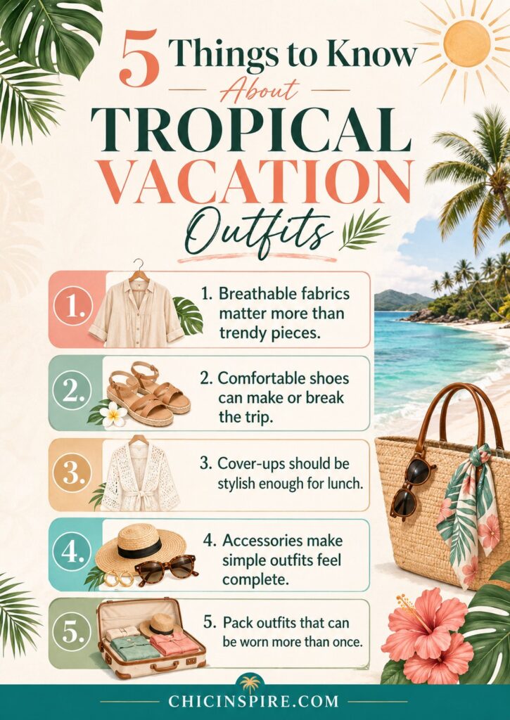 5 Things to Know About Tropical Vacation Outfits