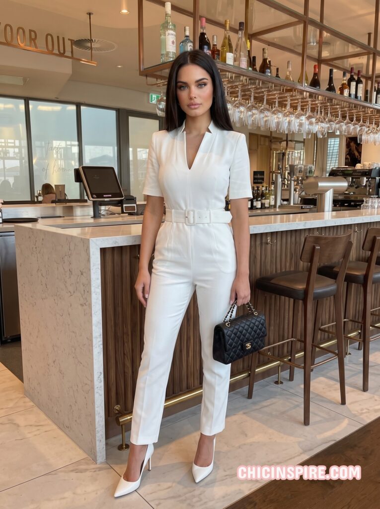 Party Outfit Formula 4: Jumpsuit and Heels
