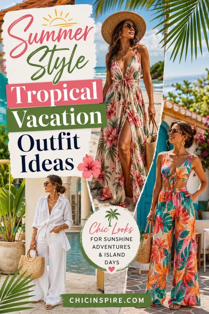 Summer Style Tropical Vacation Outfit Ideas