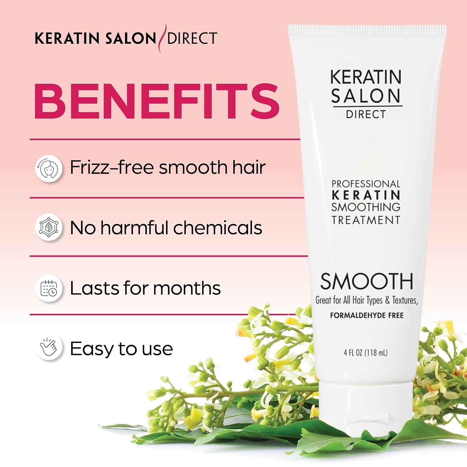 Frizz Control Formaldehyde Free Long Curtain Bangs for Straight Hair