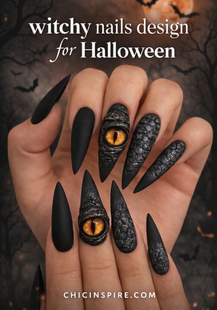 Fun Witchy Nail Designs for Halloween