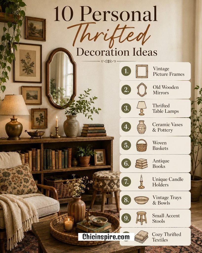 Add Personality With Thrifted Decor