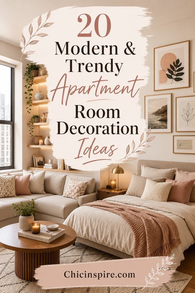 Trendy Apartment Room Decoration Ideas: 20 Stylish Ways to Decorate Your Space