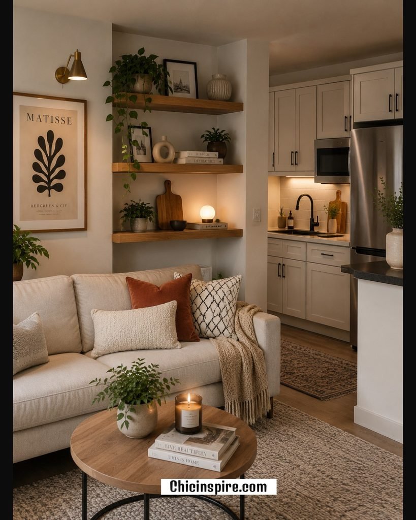 Use Open Shelving Carefully