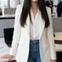 White Blazer Blue Jeans Casual Blazer Outfits: 20 Easy Looks That Feel Stylish and Comfortable