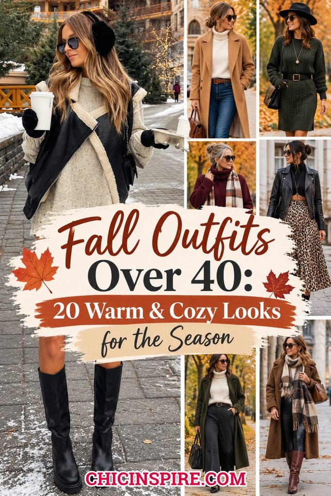 Fall Outfits Over 40: 20 Warm & Cozy Looks for the Season 3 Fall Outfits Over 40: 20 Warm & Cozy Looks for the Season Fall Outfits Over 40: 20 Warm & Cozy Looks for the Season